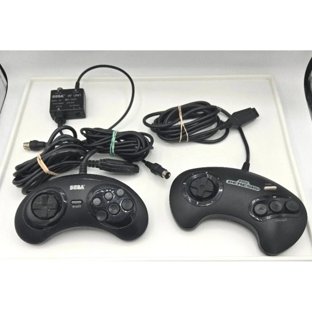 Sega Genesis 3 & 6 Button Controllerswith RF Unit Adapter